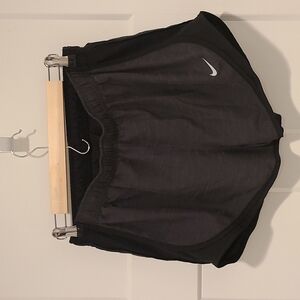 Nike Black and Grey Running Shorts Size Medium